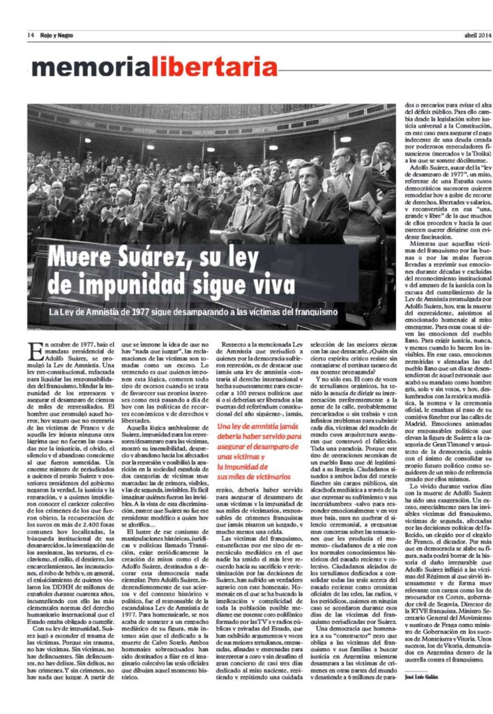 memoria libertaria abril 2014