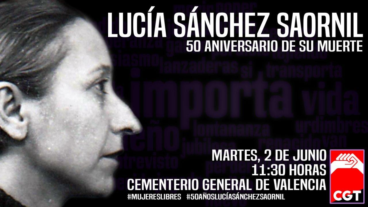 Acto Lucía Sanchez Saornil CGT 2-06-20