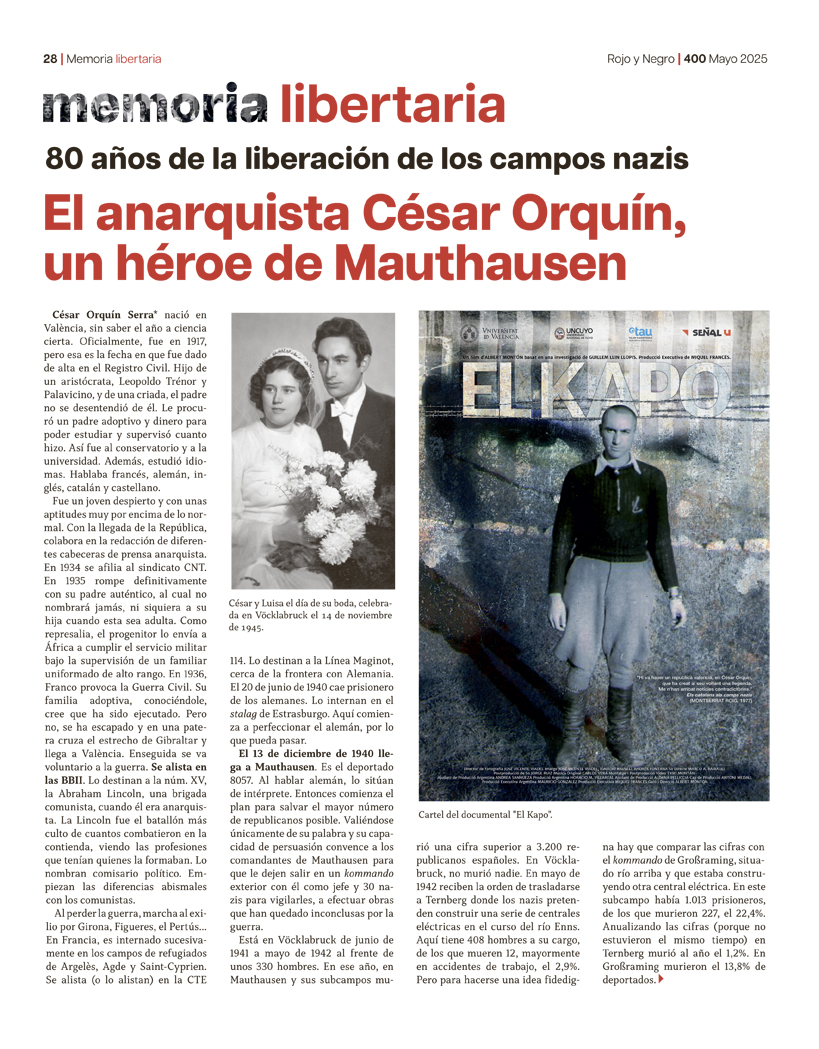 Memoria Libertaria Mayo 2025