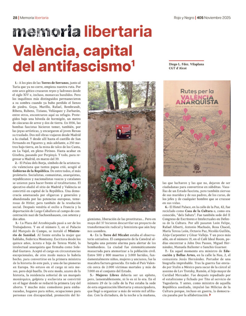 Memoria Libertaria Noviembre 2025