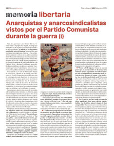 Memoria Libertaria Diciembre 2025