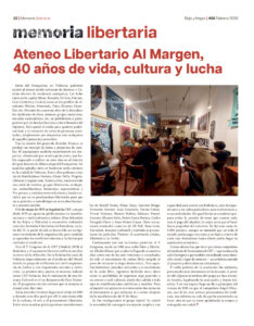 Memoria Libertaria Febrero 2026
