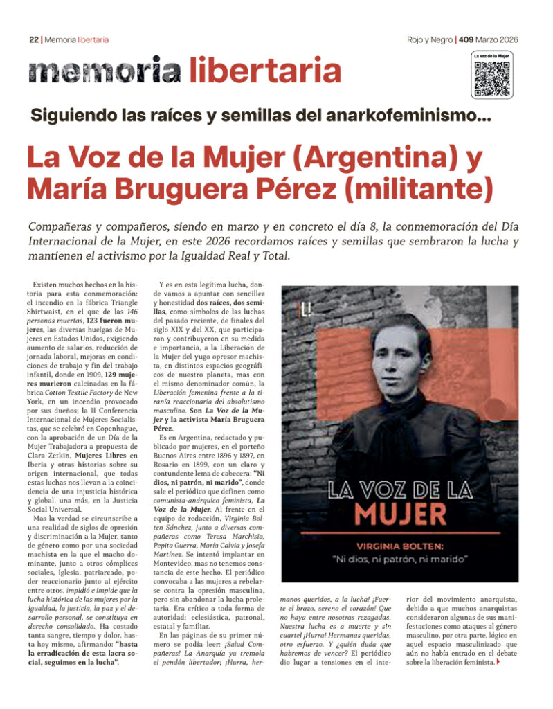 Memoria Libertaria Marzo 2026