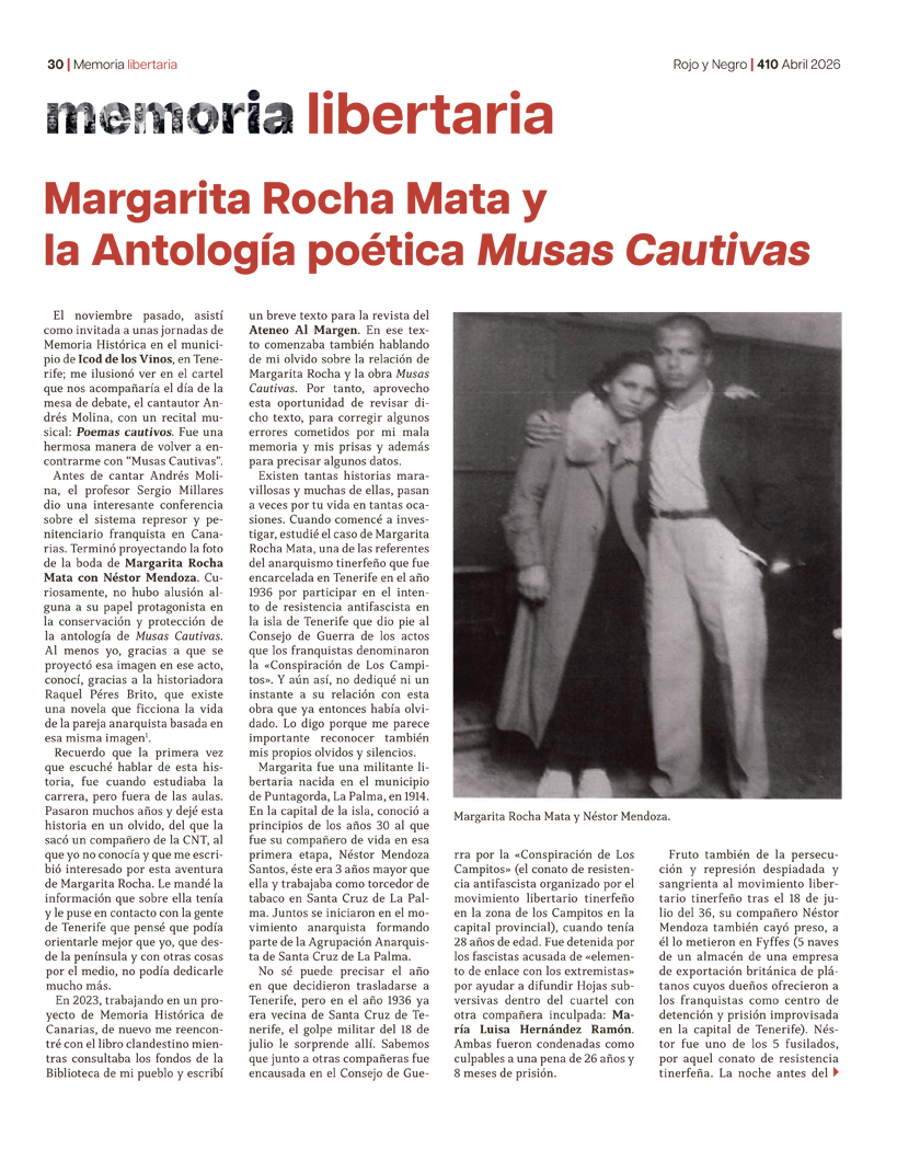 Memoria Libertaria Abril 2026