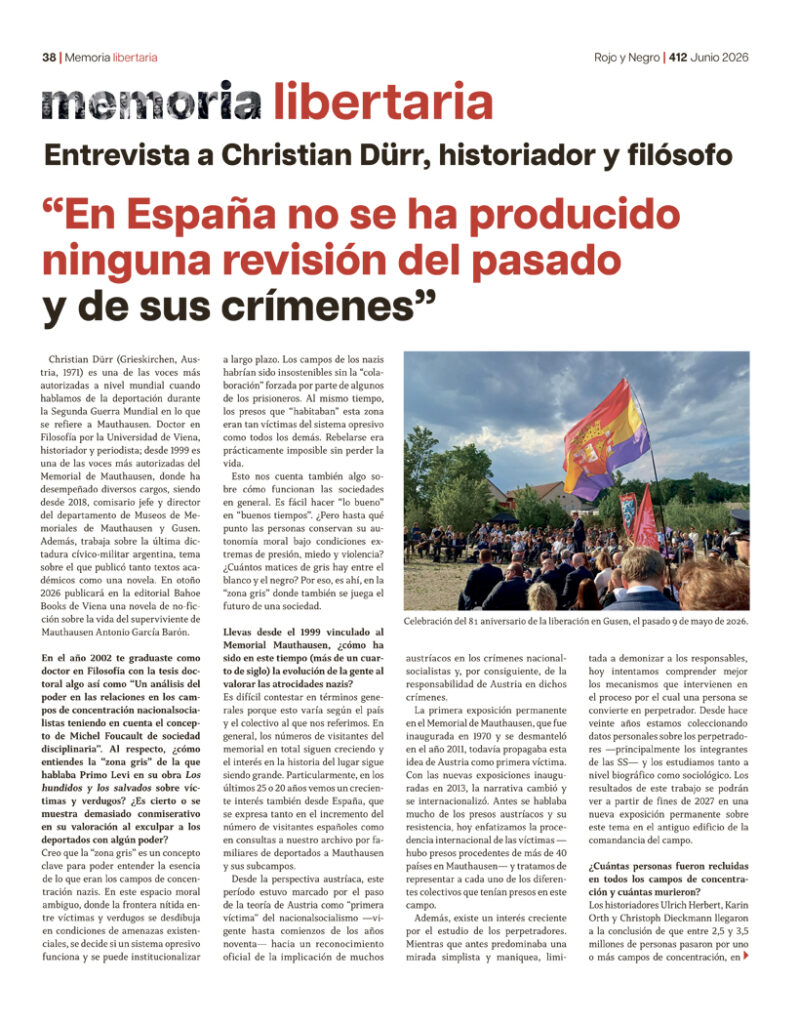 Memoria Libertaria Junio 2026