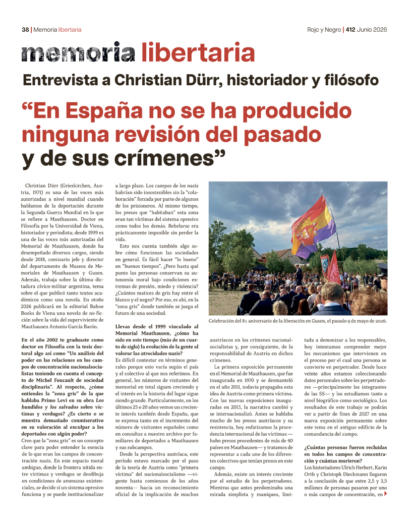 Memoria Libertaria Junio 2026